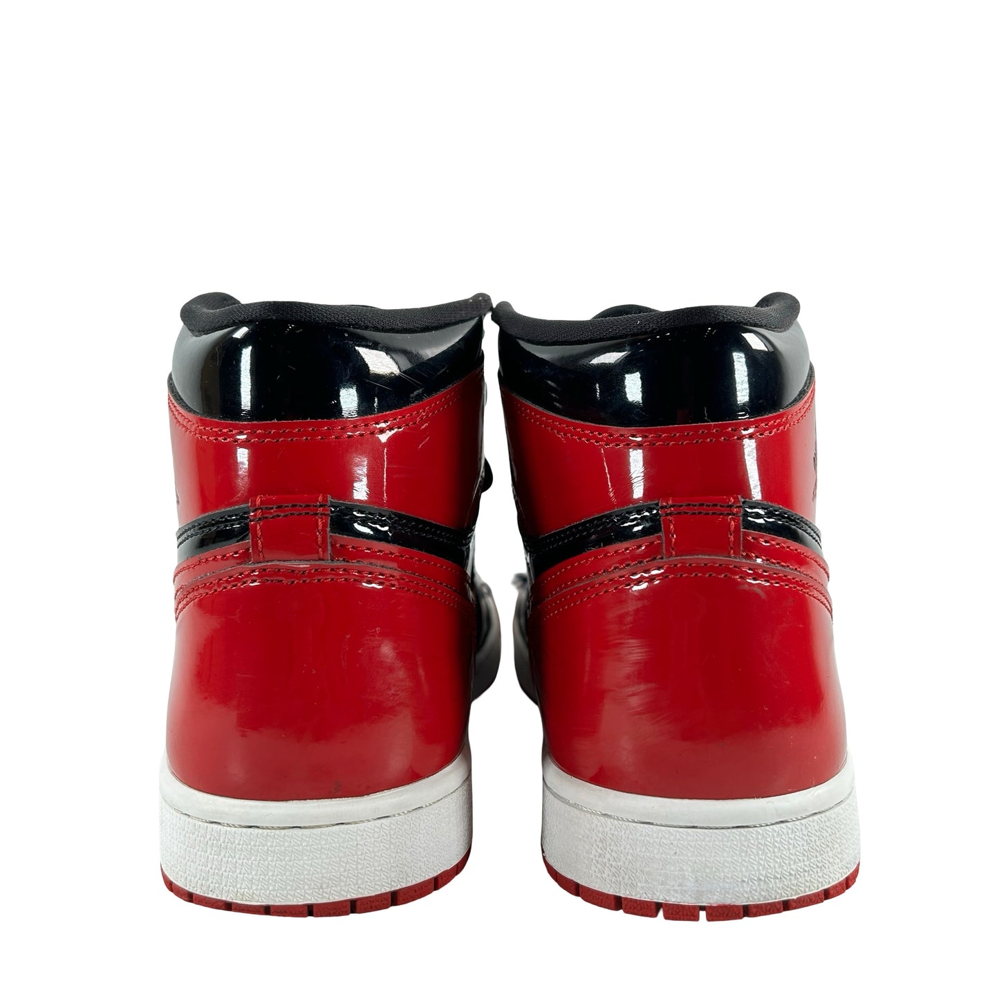 555088 063 Jordan 1 Retro High OG Patent Bred [USED] - 8 M (Used) (No Box)
