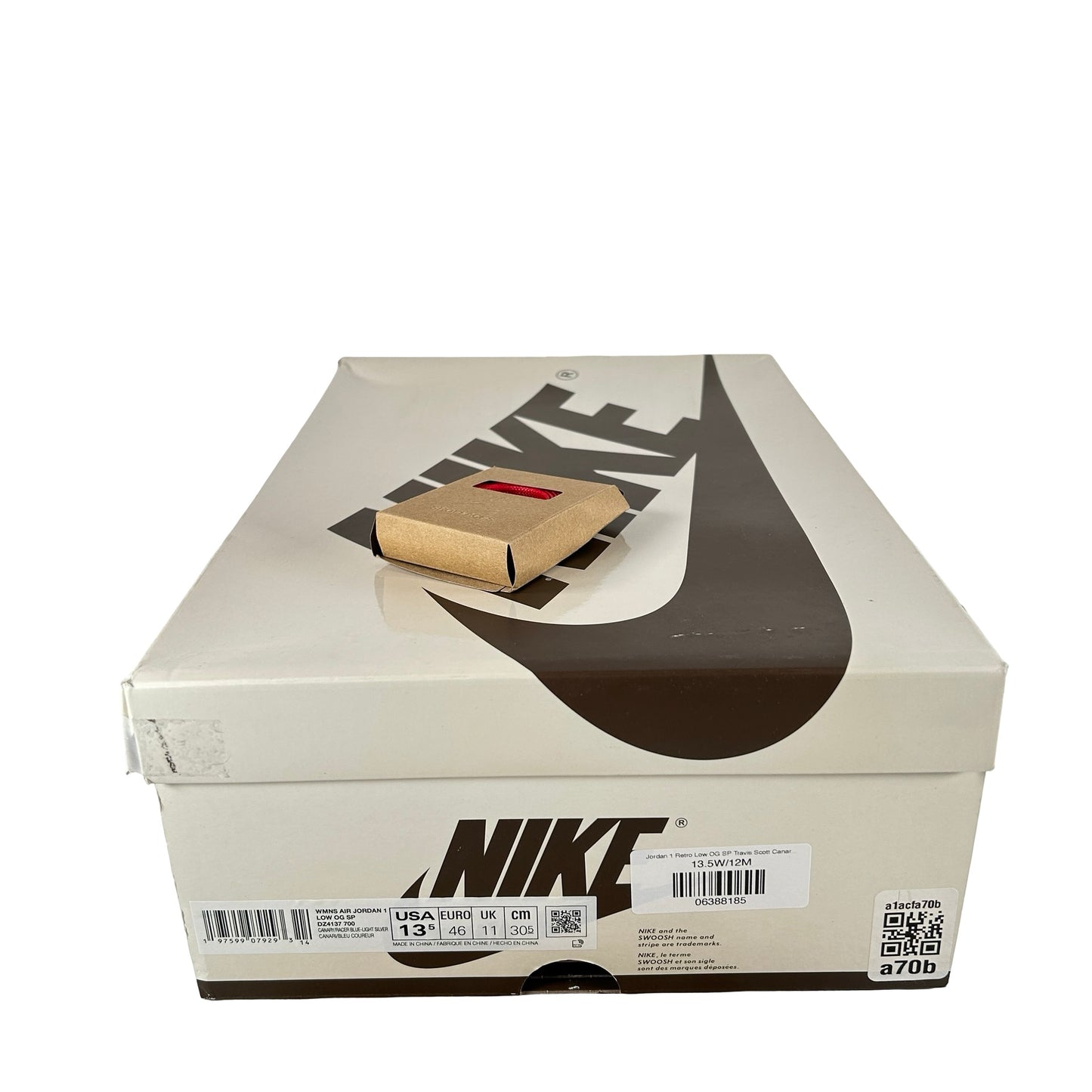 DZ4137 700 Jordan 1 Retro Low OG SP Travis Scott Canary (Women's) [USED] - 13.5 W (Used)