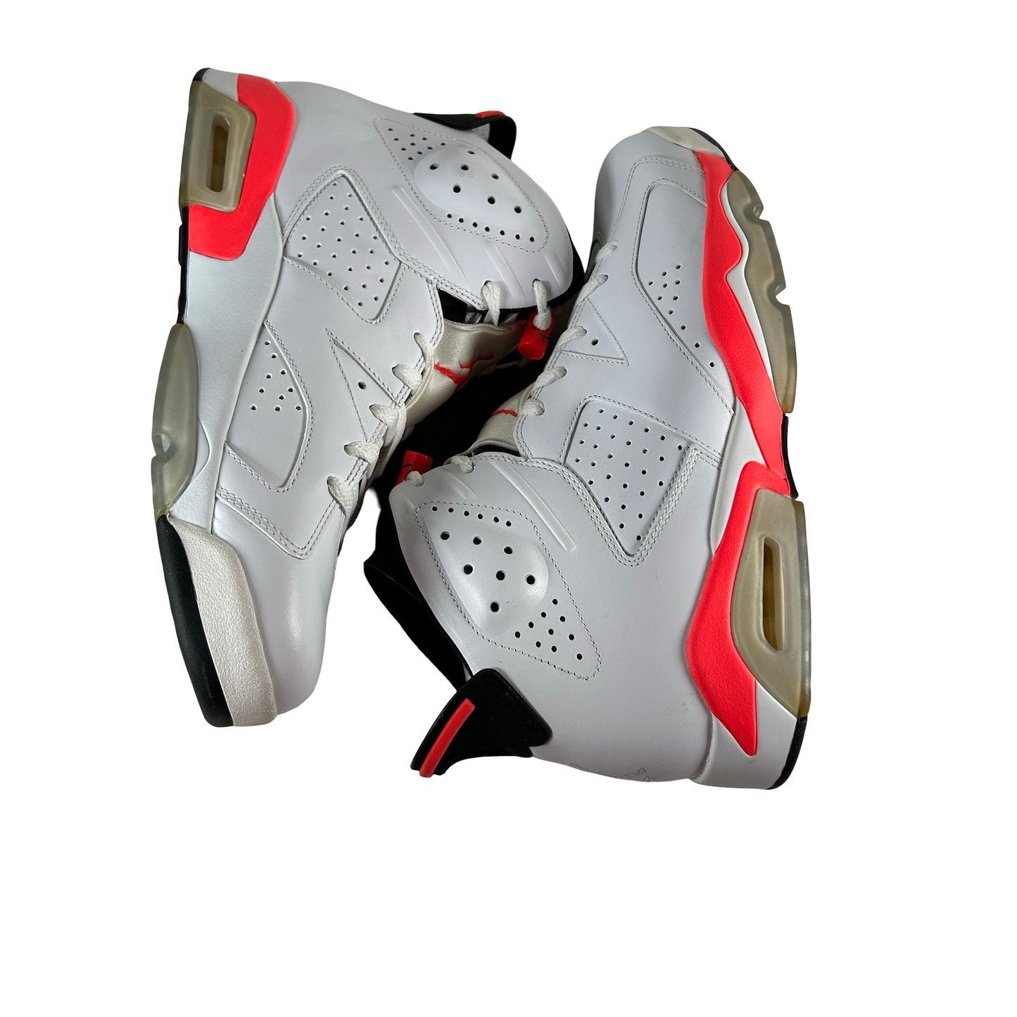 384664 123 Jordan 6 Retro Infrared White (2014) [CONDITIONAL] - 11.5 M (Yellowing)