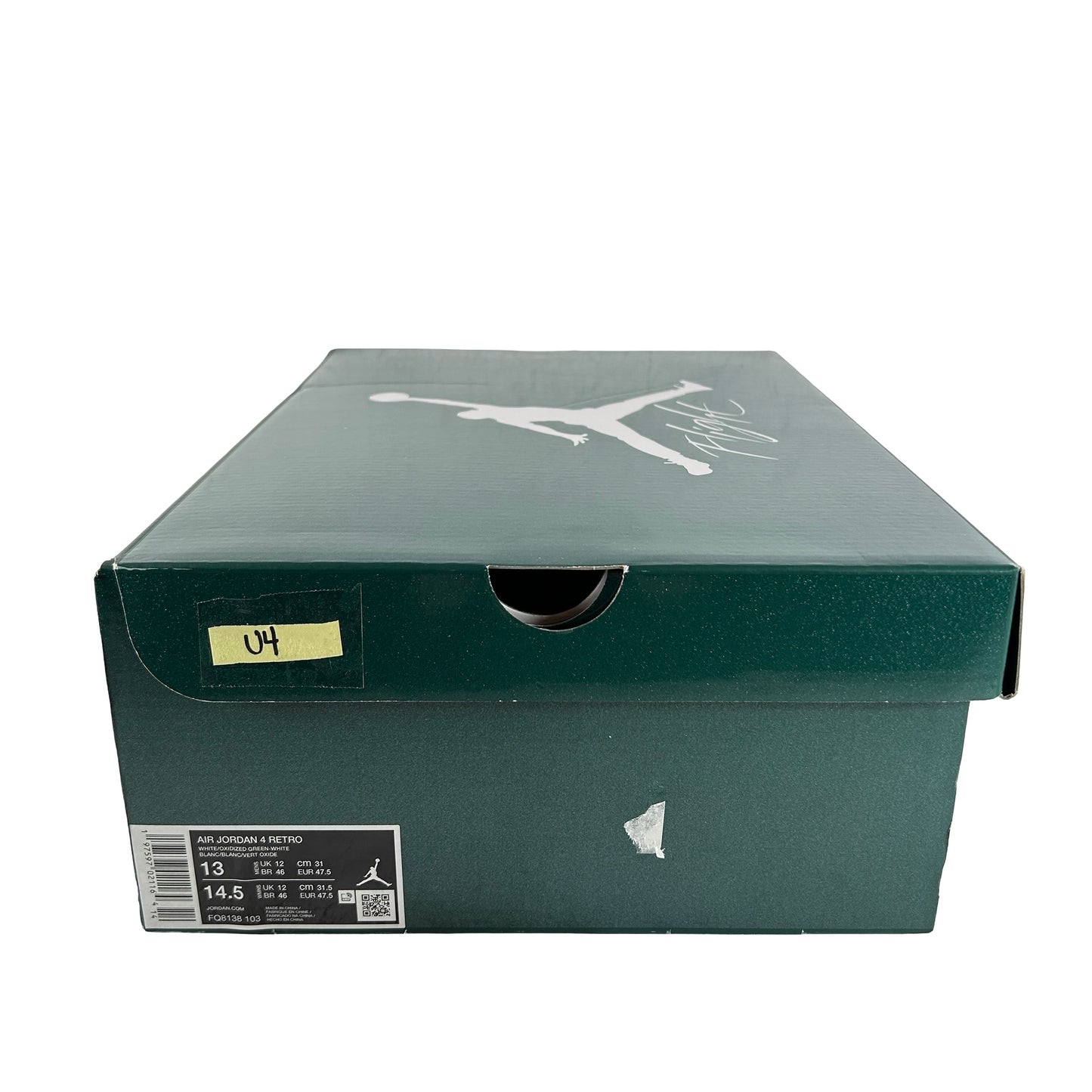 FQ8138 103 Jordan 4 Retro Oxidized Green [USED] - 13 M (Used4)