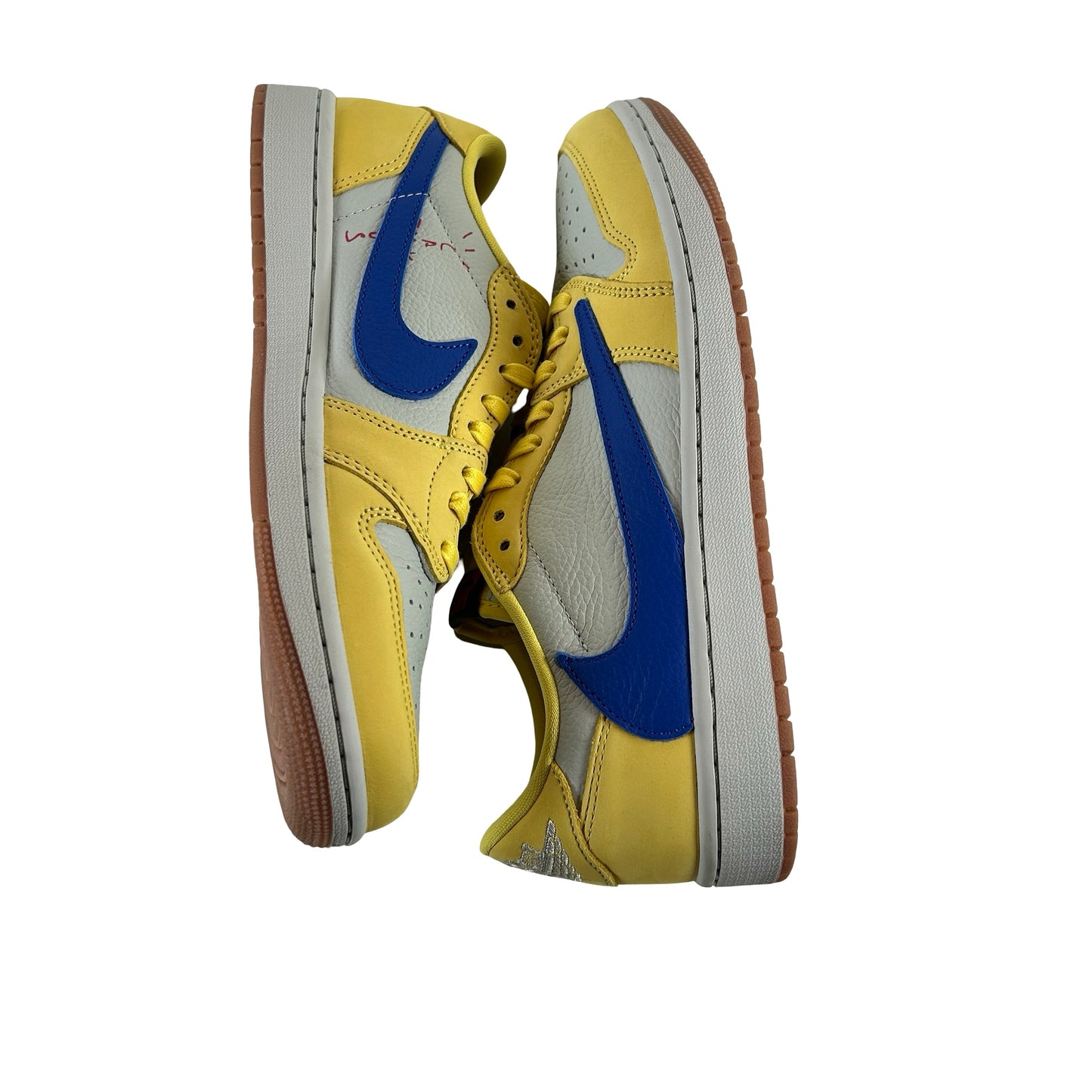 DZ4137 700 Jordan 1 Retro Low OG SP Travis Scott Canary (Women's) [USED] - 10.5 W (Used4)