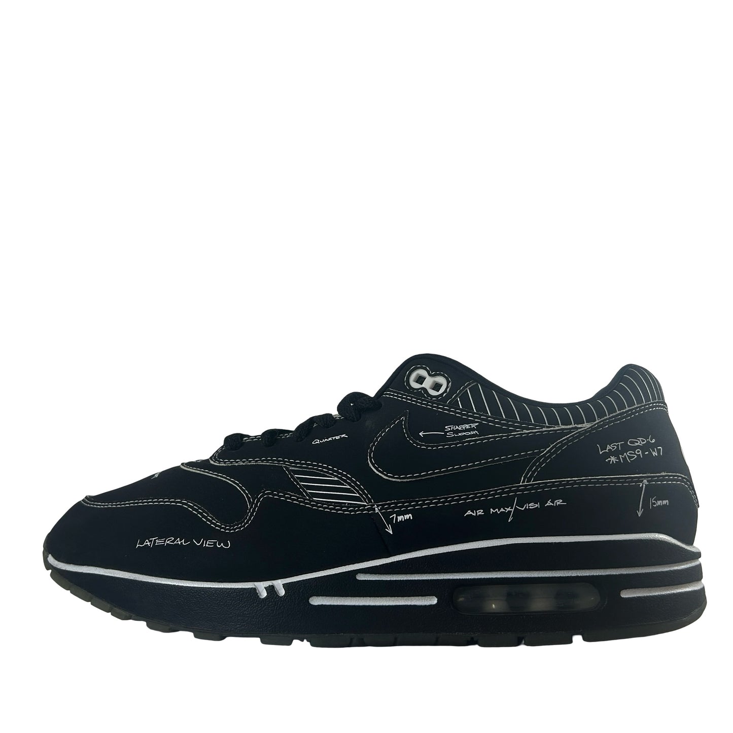 CJ4286 001 Nike Air Max 1 Tinker Sketch to Shelf Black [USED] - 10.5 M (Used) (No Box)