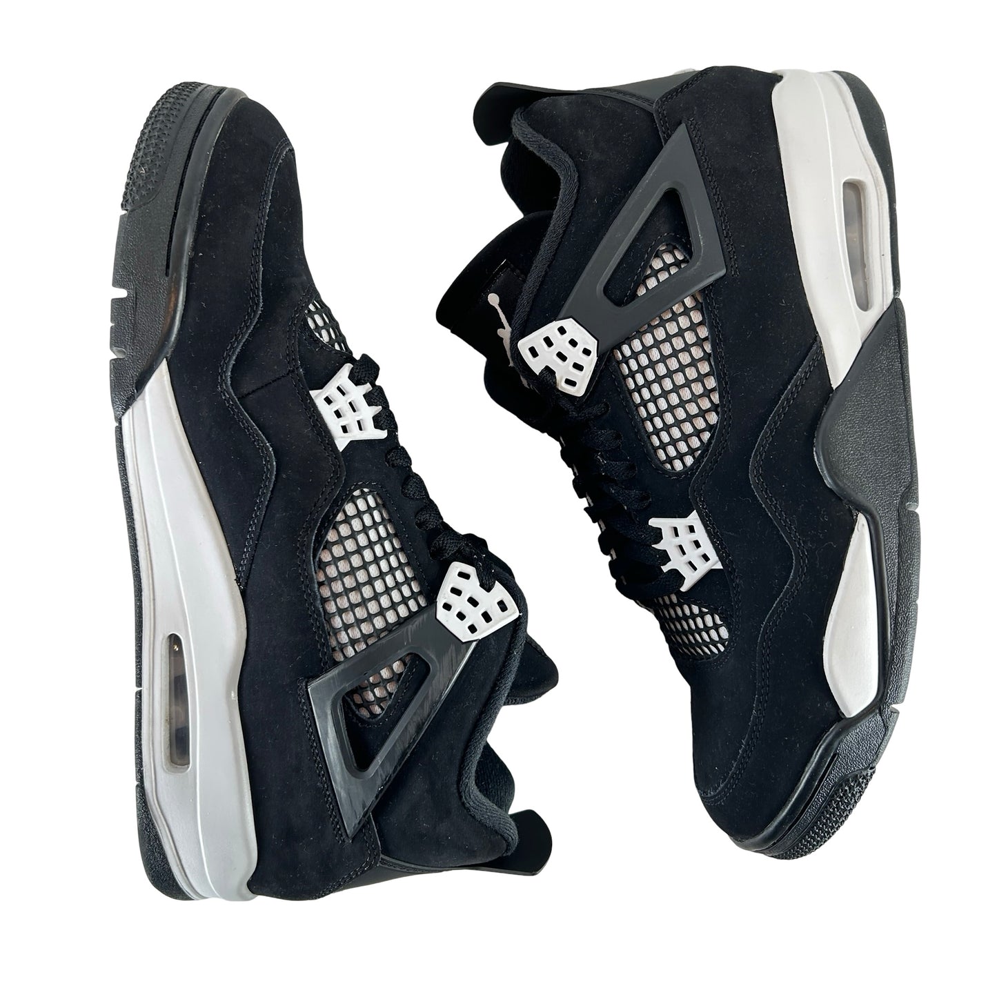 FQ8138 001  Jordan 4 Retro White Thunder [USED] - 11 M (Used) (No Box)