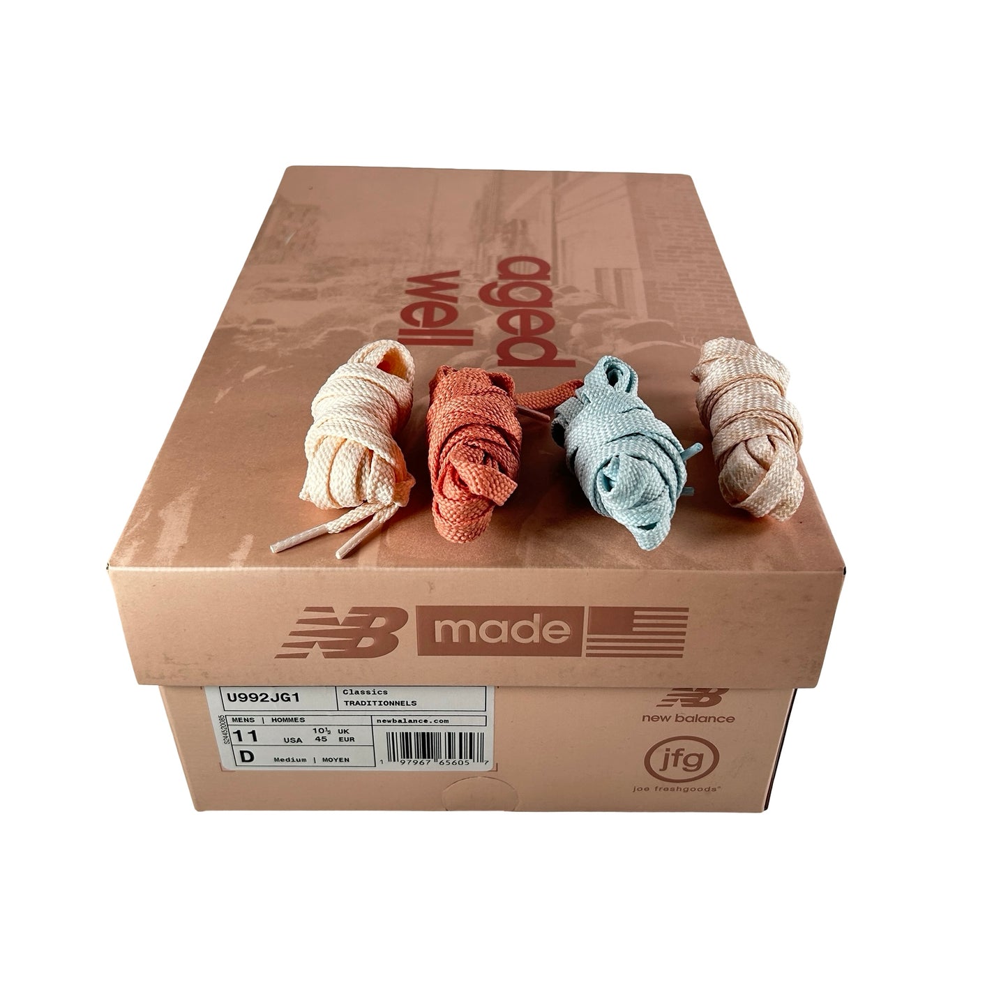 U992JG1 New Balance 992 MiUSA Joe Freshgoods Aged Well [USED] - 11 M (Used)
