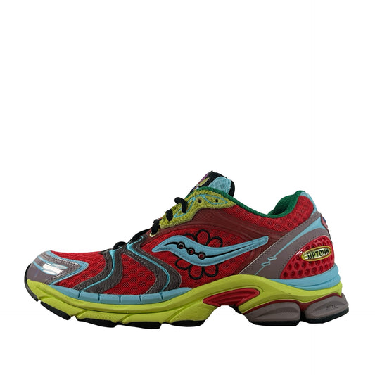 S70966 1 Saucony ProGrid Triumph 4 Jae Tips Flowers Grow Uptown Poison Ivy [USED] - 8.5 M (Used)