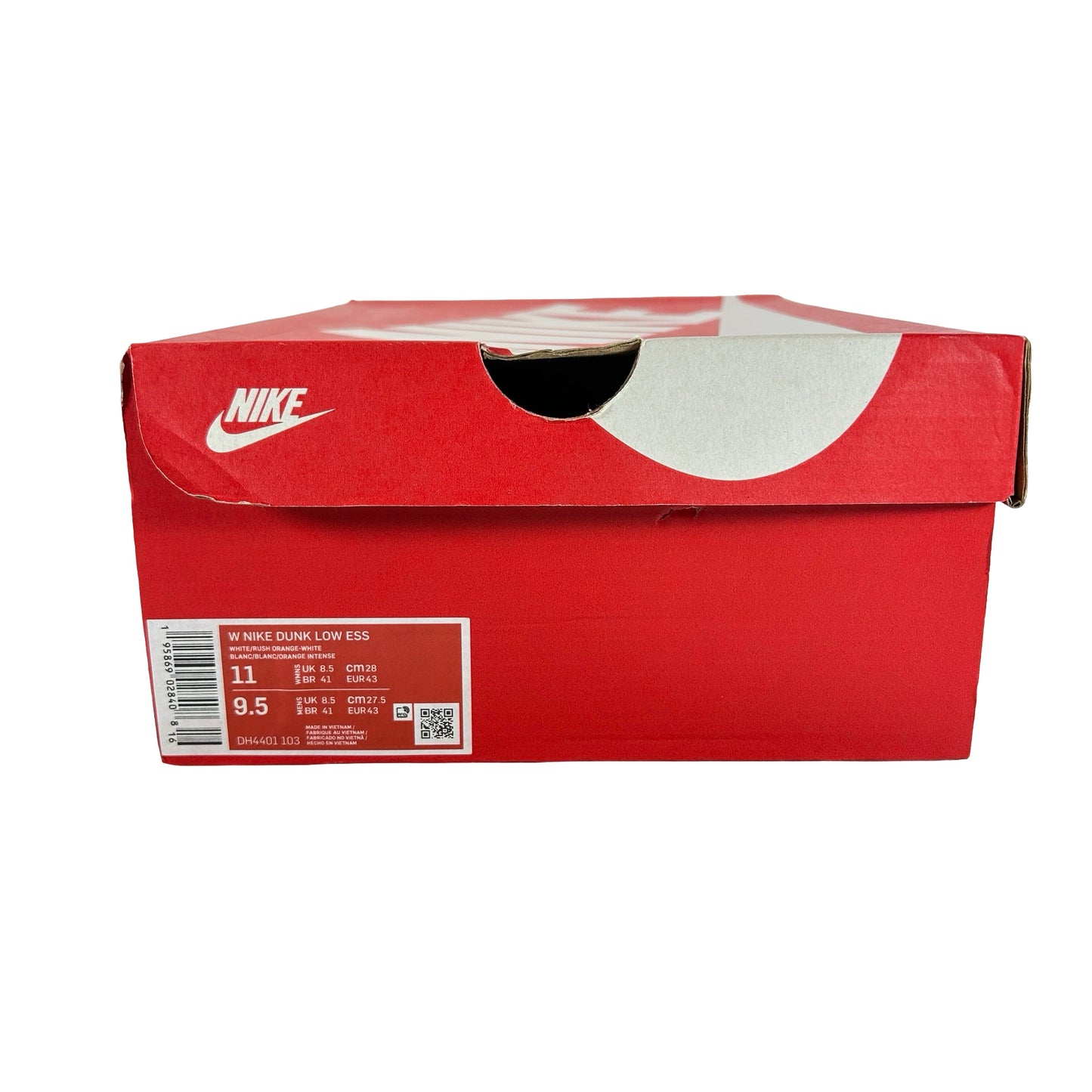 DH4401 103 Nike Dunk Low Essential Paisley Pack Orange (W) [USED] - 11 W (Used)