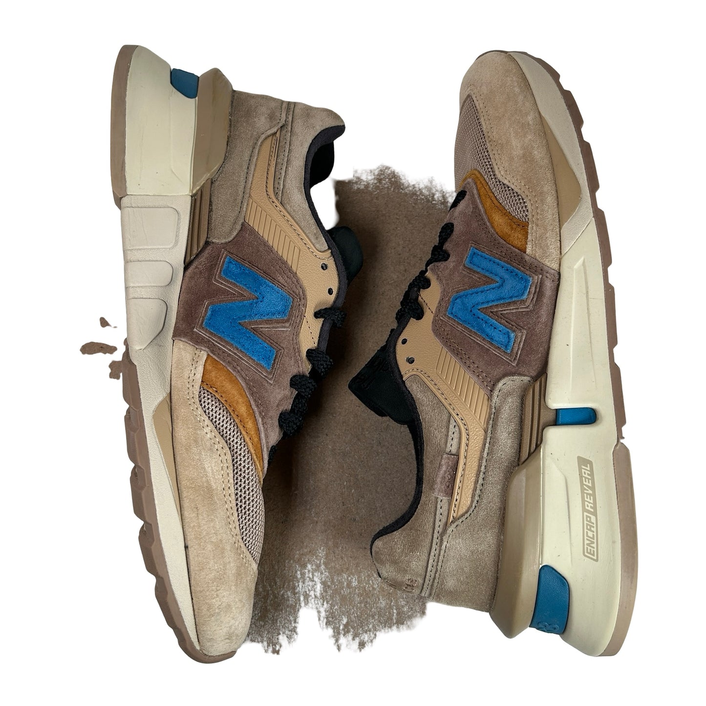 M997SKT New Balance 997S Fusion Kith x nonnative Brown Beige [USED] - 10.5 M (Used) (No Box)