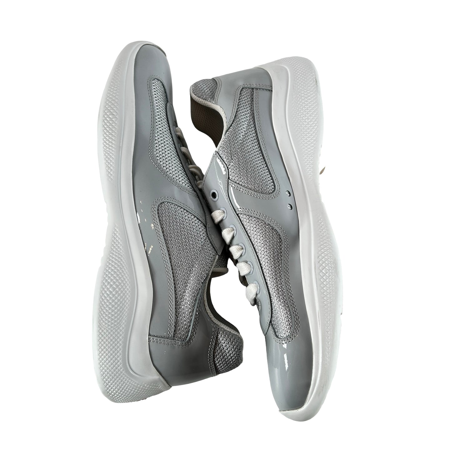 4E3400 ASZ F0I79 F G000 Prada America's Cup Pearl Silver [USED] - Prada 7 (Used) (No Box)