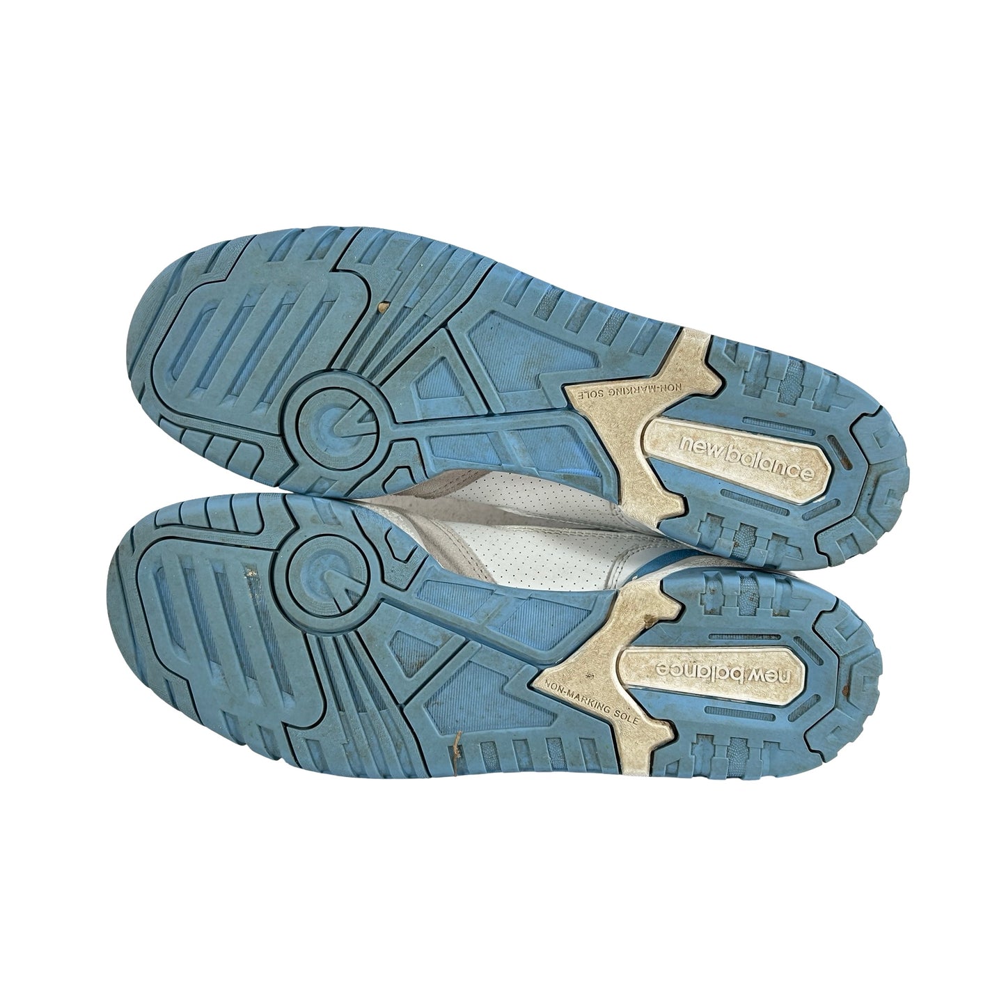 BB550LSB New Balance 550 White Blue Haze Rain Cloud [USED] - 11 M (Used) (No Box)