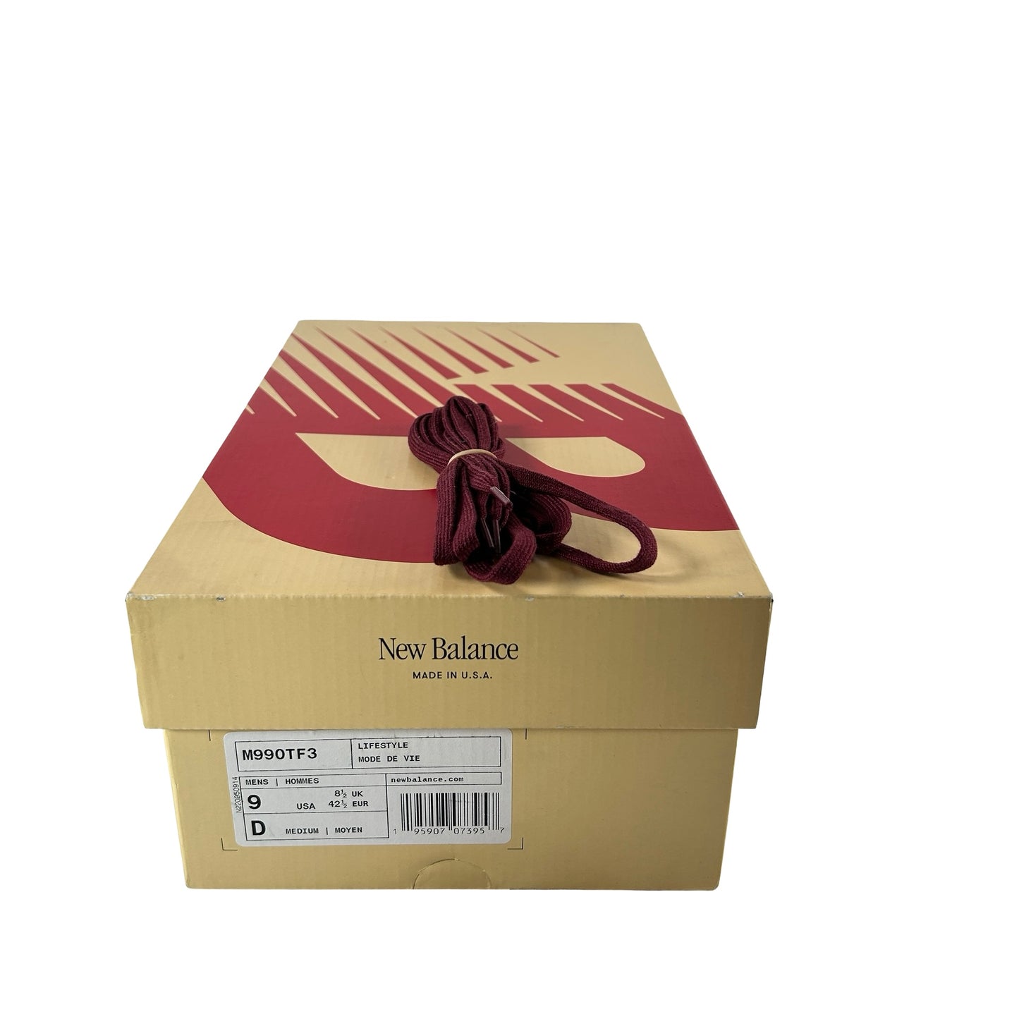 M990TF3 New Balance 990v3 MiUSA Teddy Santis Scarlet [USED] - 9 M (Used)