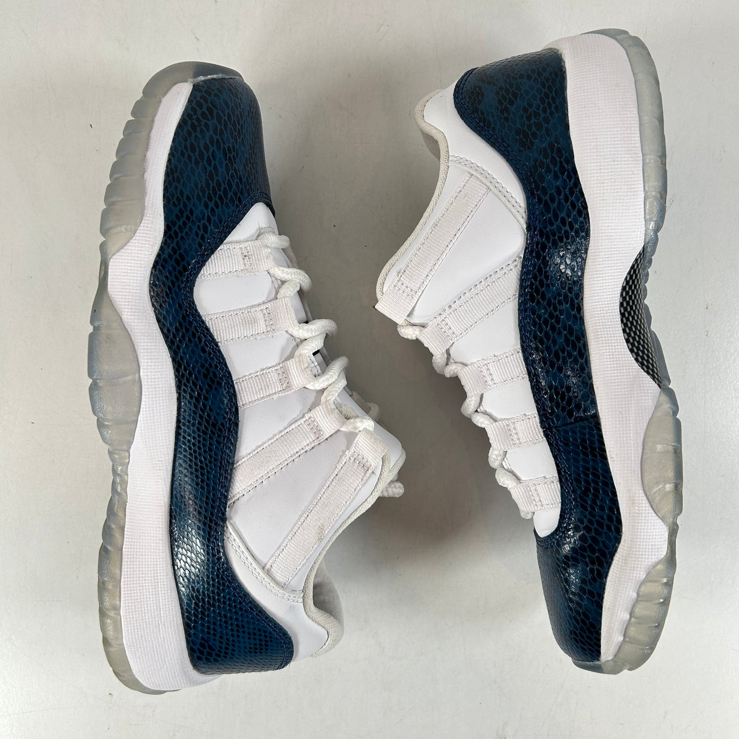 CD6847 102 Jordan 11 Retro Low Snake Navy (2019) (GS) [USED] - 5.5 Y (Used) (Replace Box)