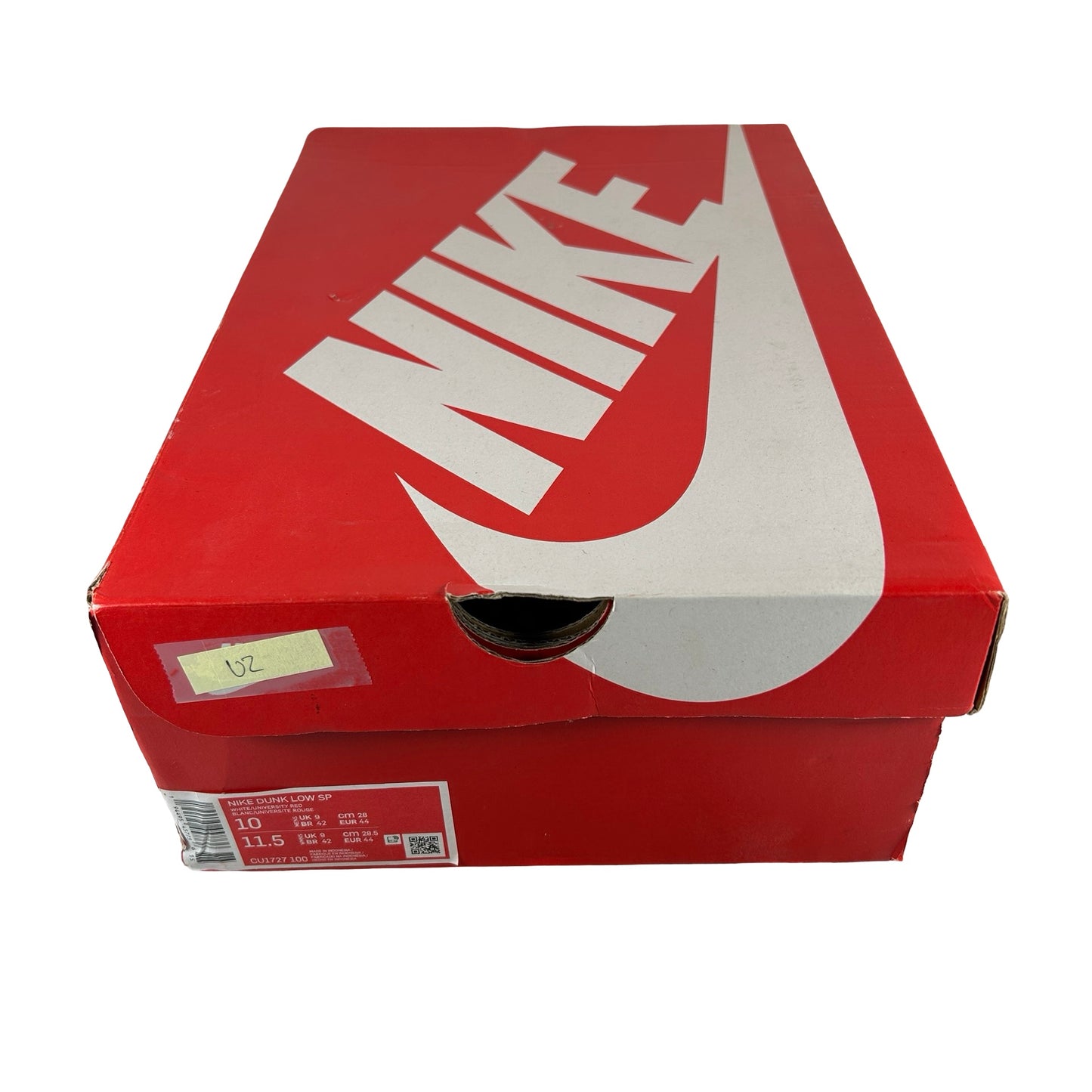 CU1727 100 Dunk Low University Red [USED] - 10 M (Used2)