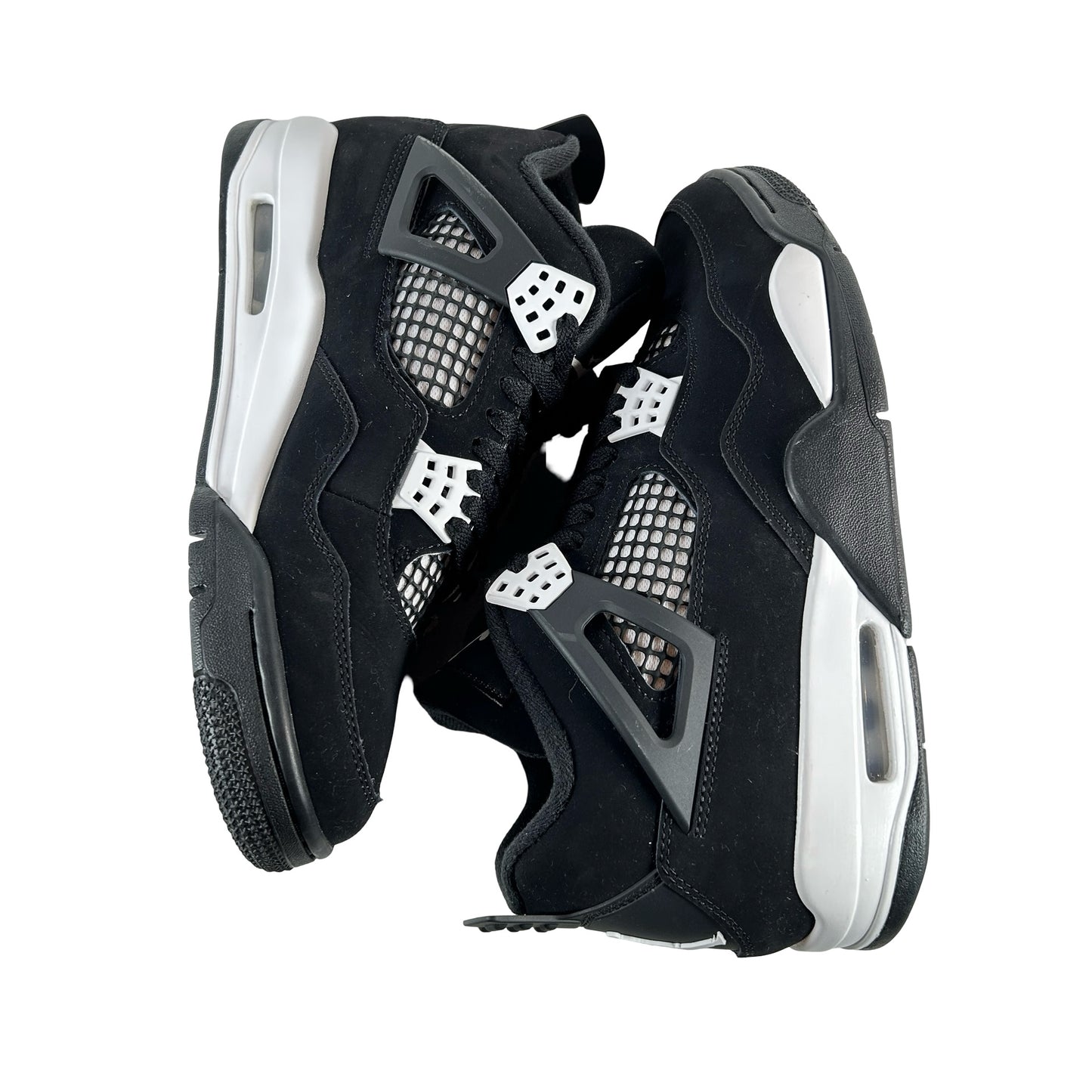 FQ8138 001 Jordan 4 Retro White Thunder [USED] - 8 M (Used) (No Box)