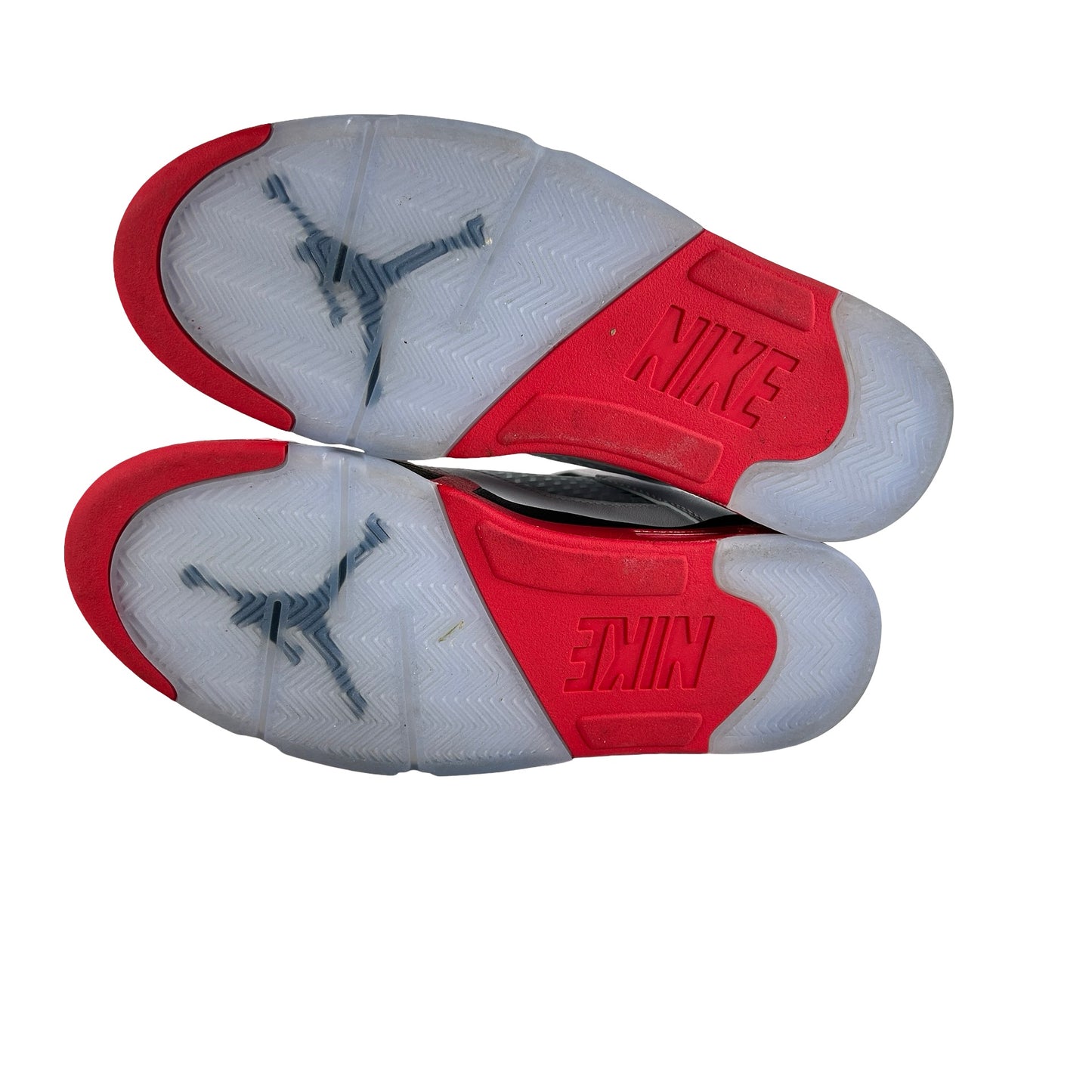 HQ7978 101 Jordan 5 Retro Fire Red Black Tongue (2025) [USED] - 9.5 M (Used)