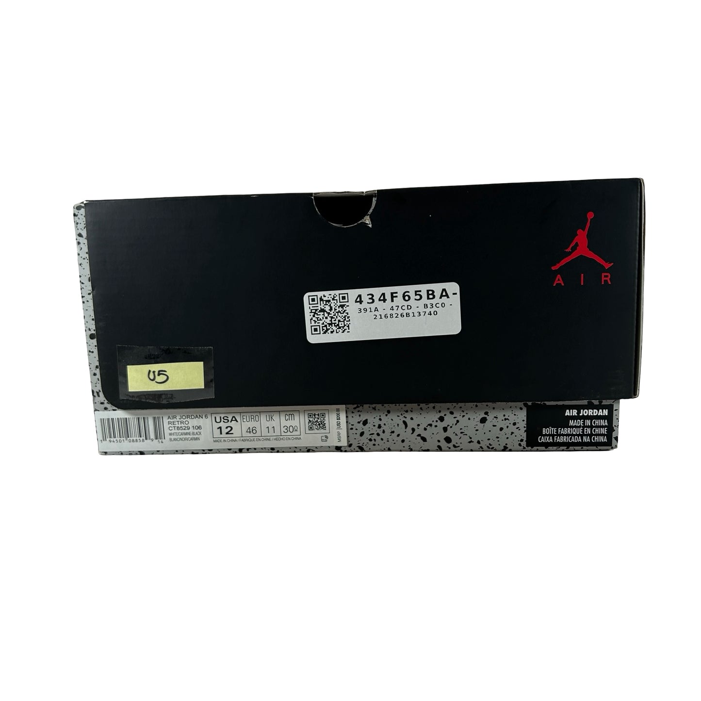 CT8529 106 Jordan 6 Retro Carmine (2021) [USED] - 12 M (Used5)
