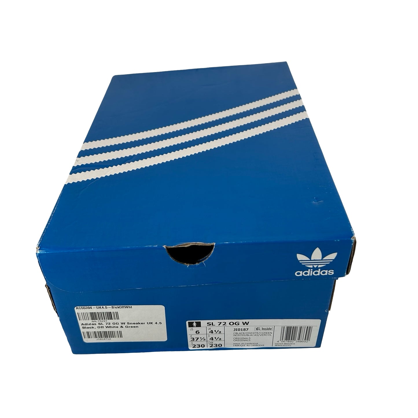 JI0187  adidas SL 72 OG Leopard Print Collegiate Green (Women's) [USED] - 6 W (Used)