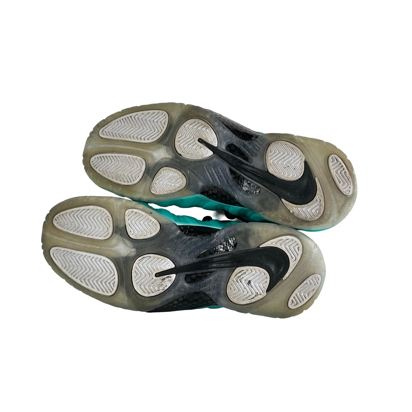624041 303 Air Nike Foamposite Pro Island Green [USED] - 9 M (Used) (No Box)