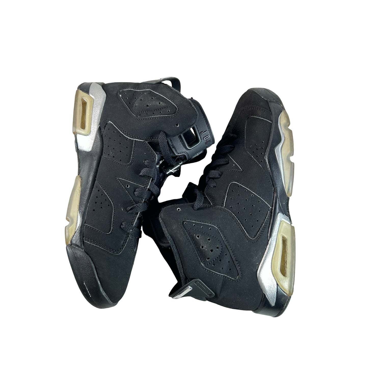 DX2835 001 Jordan 6 Retro Chrome Metallic Silver (GS) [USED] - 6.5 Y (Used2) (No Box2)