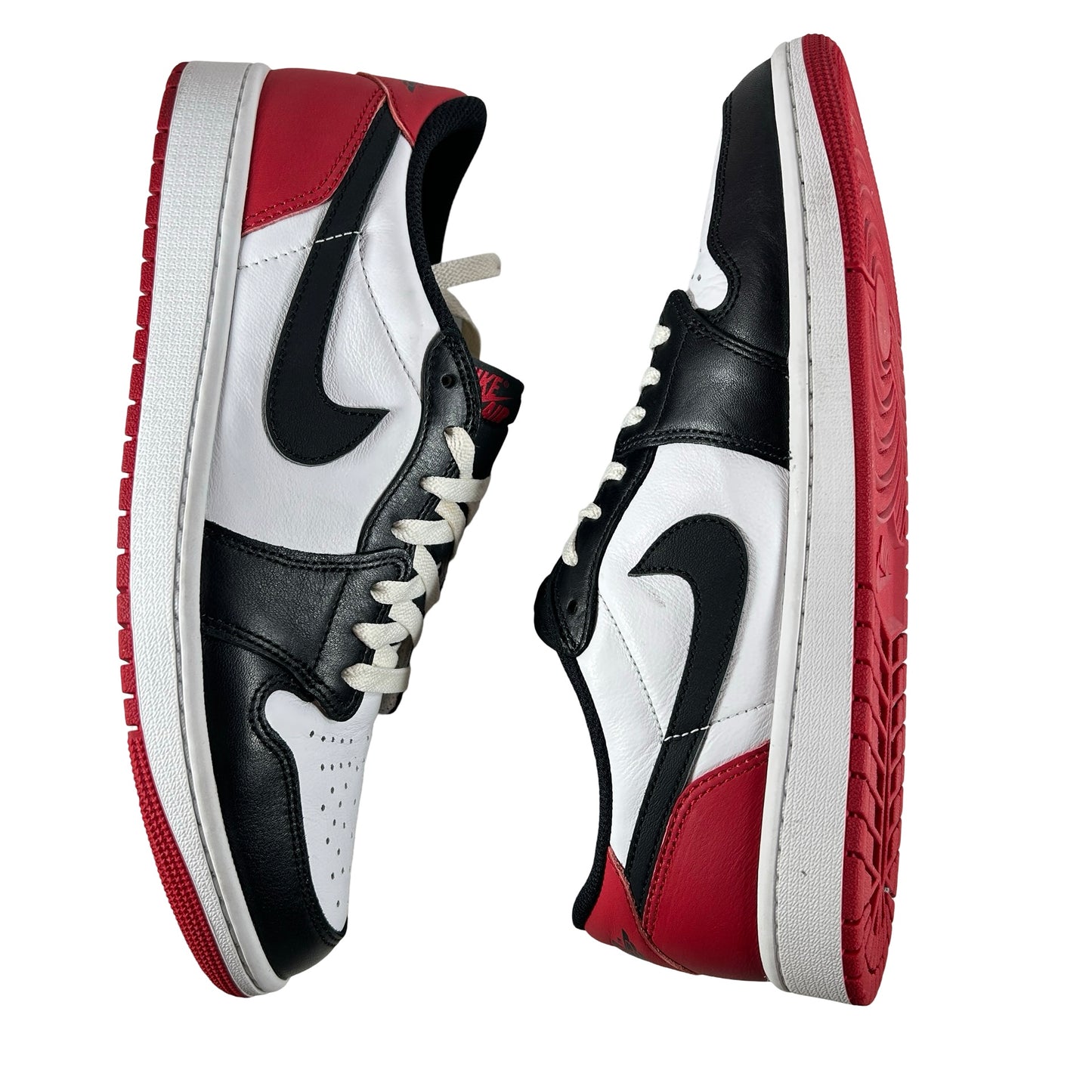 CZ0790 106  Jordan 1 Retro Low OG Black Toe (2023) [USED] - 10.5 M (Used) (Replace Box)