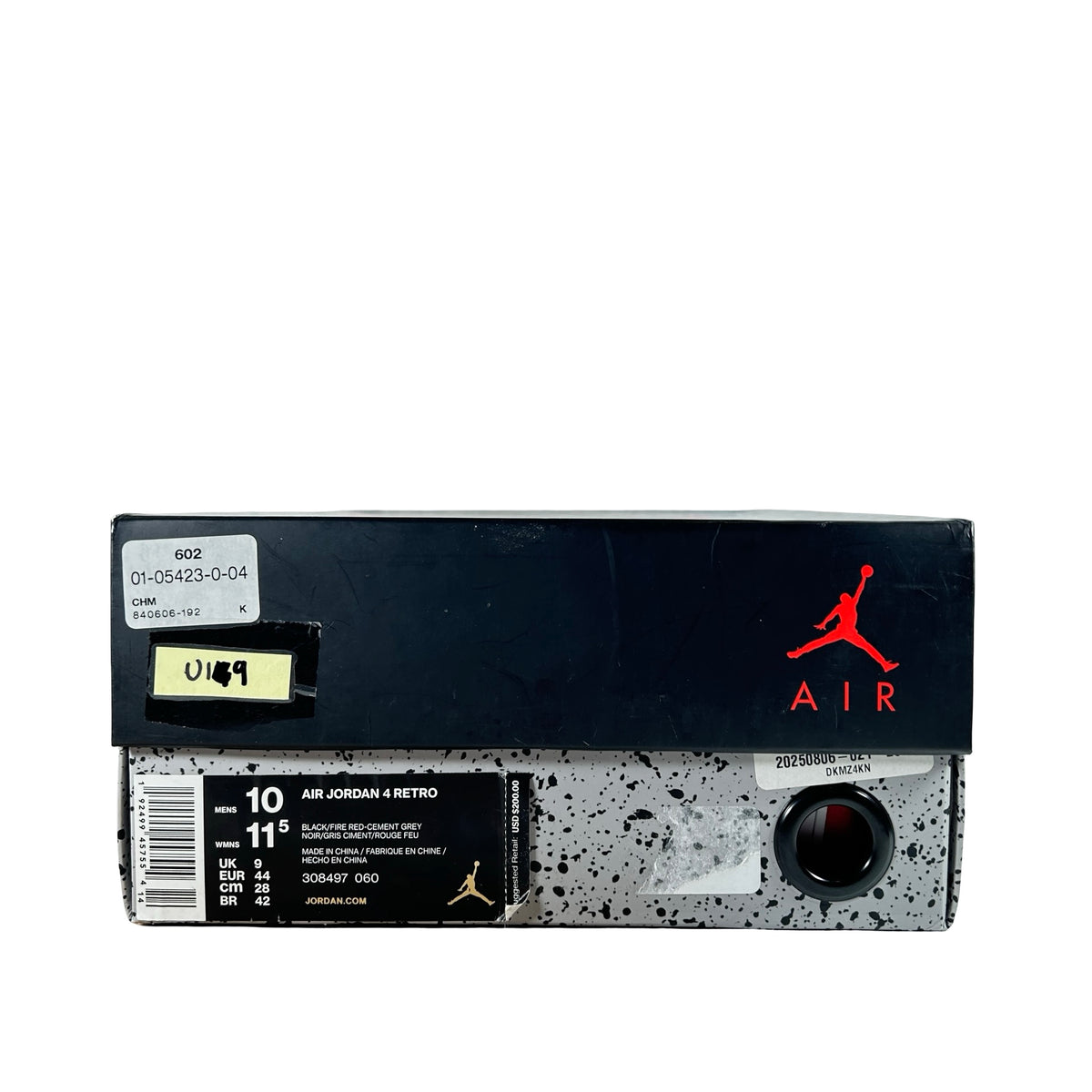 308497 060 Jordan 4 Bred (2019) [USED] - 10 M (Used19)