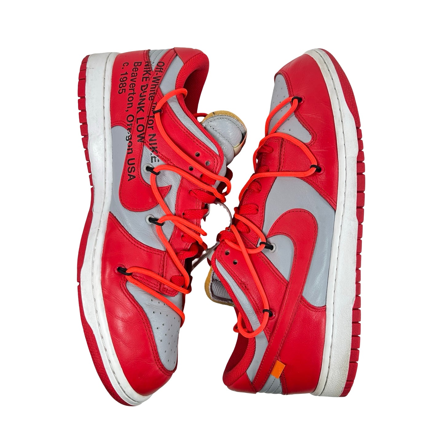 CT0856 600 Dunk Low Off-White Red [USED] - 12 M (Used) (No Box)