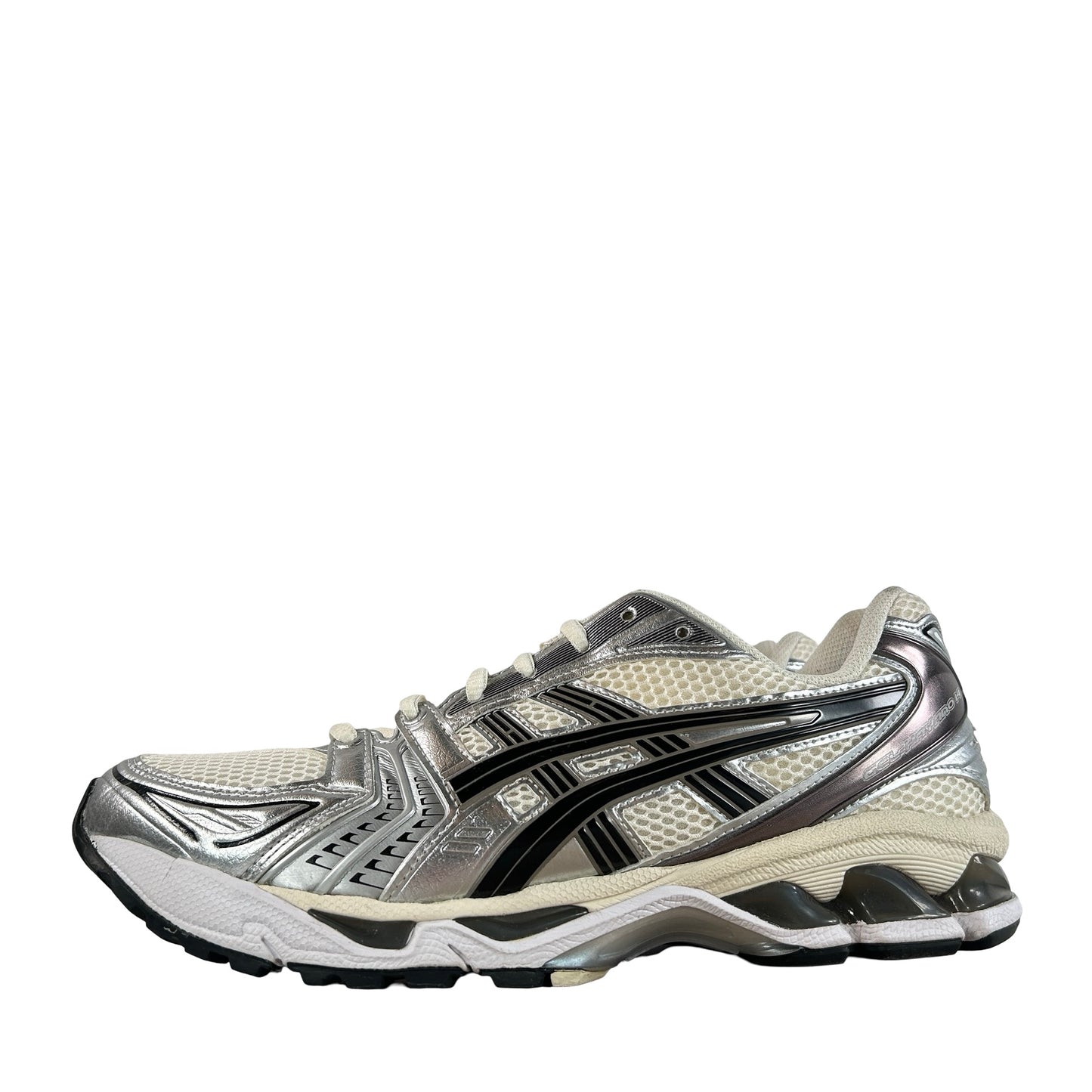 1201A019 108 ASICS Gel-Kayano 14 Cream Black Metallic Plum [USED] - 9 M (Used) (No Box)