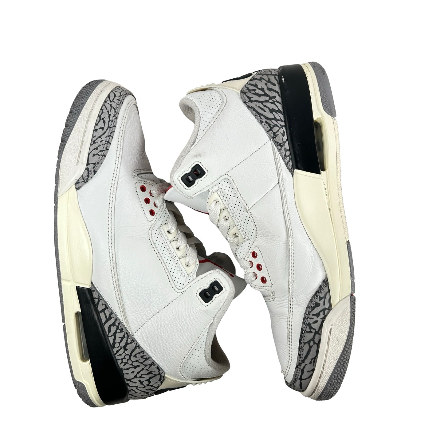 DN3707 100 Jordan 3 Retro White Cement Reimagined [USED] - 8 M (Used2) (No Box2)