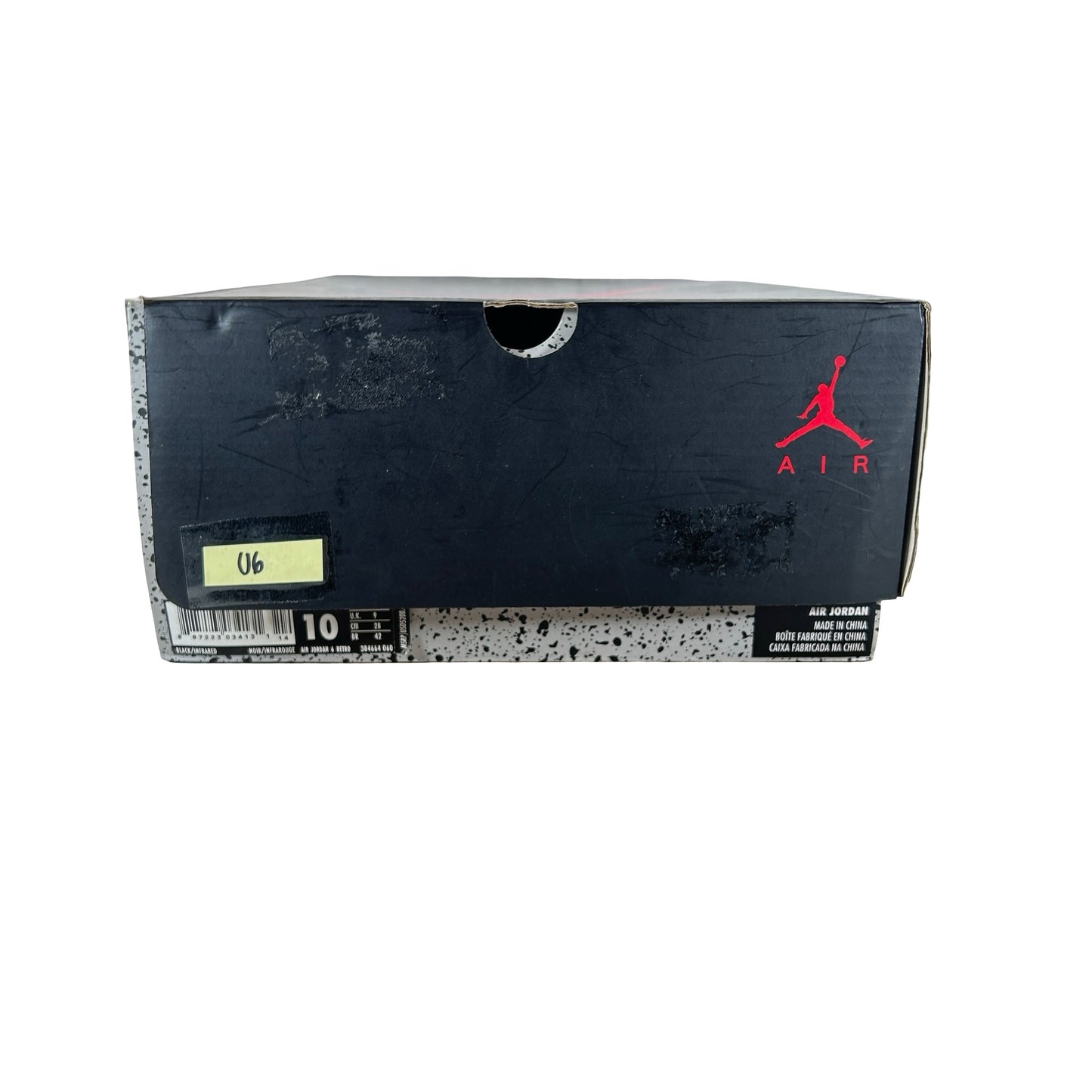 384664 060 Jordan 6 Retro Black Infrared (2019) [USED] - 10 M (Used6)