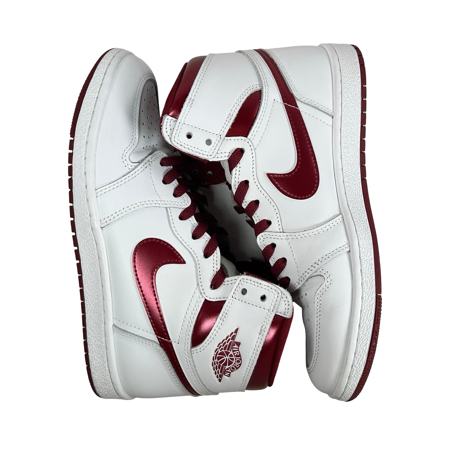 BQ4422 161 Jordan 1 Retro High 85 OG Metallic Burgundy [USED] - 9 M (Used)