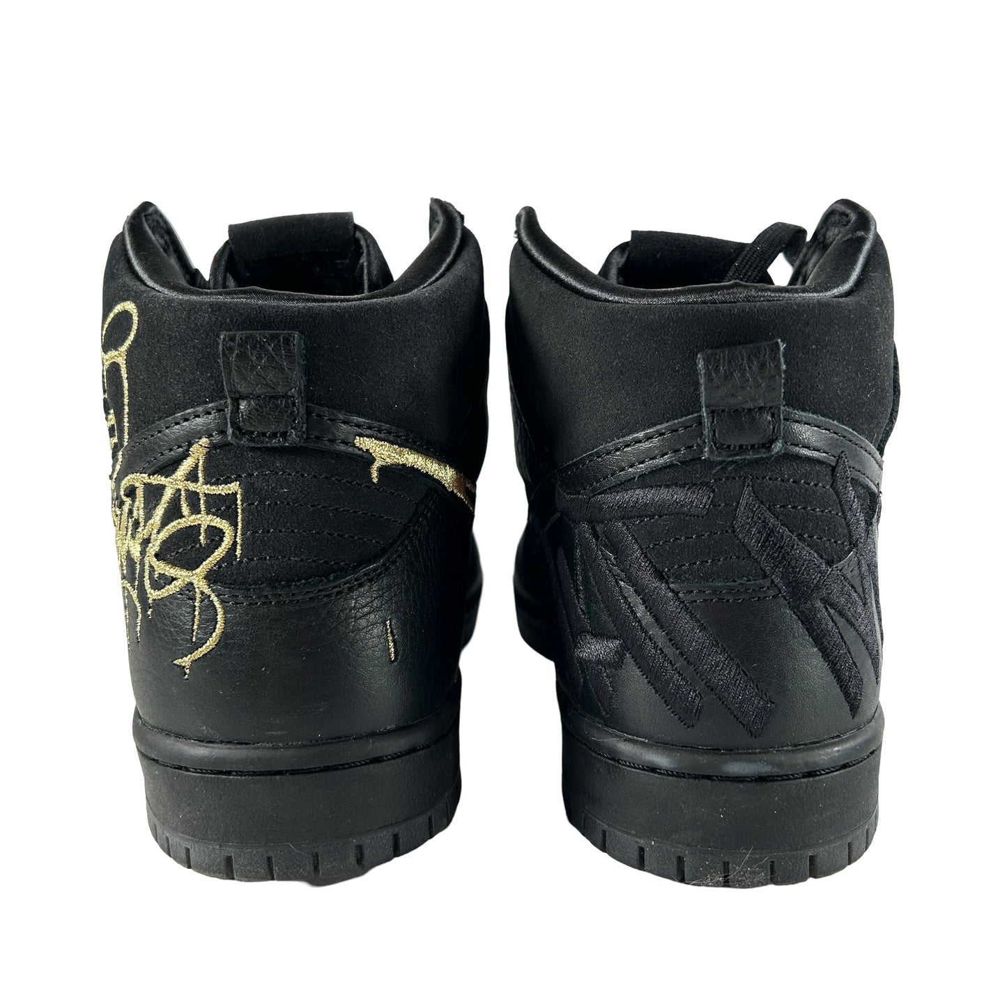 DH7755 001 Nike SB Dunk High FAUST Black Gold [USED] - 10 M (VNDS)