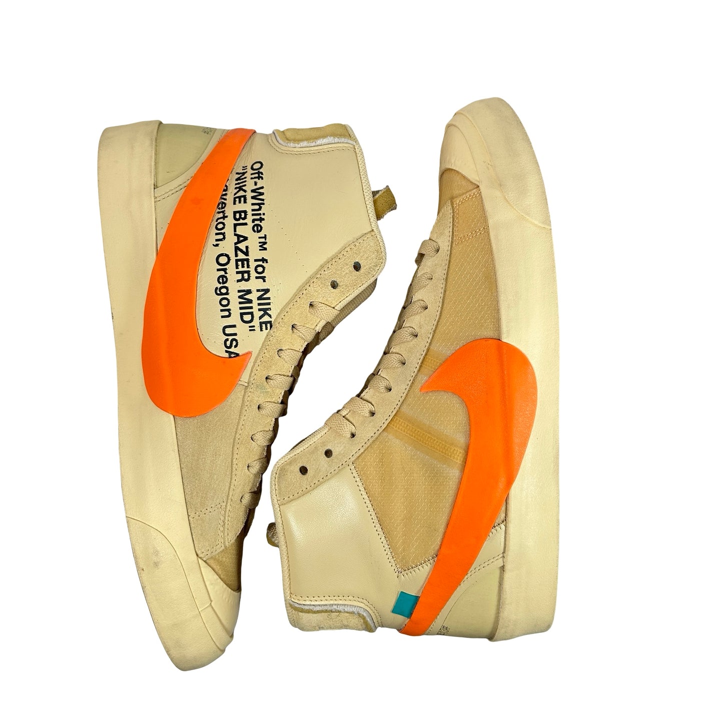 AA3832 700 Nike Blazer Off-White Orange [USED] - 13 M (Used2)