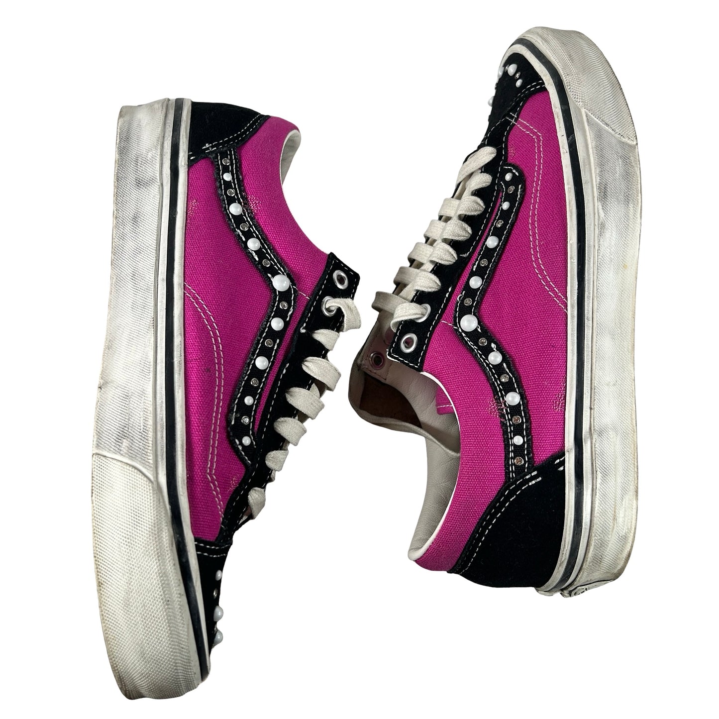 VN000E8VHLE Vans OTW Old Skool 36 Pearlized Pack Pink Black [USED] - 9.5 M (Used) (No Box)