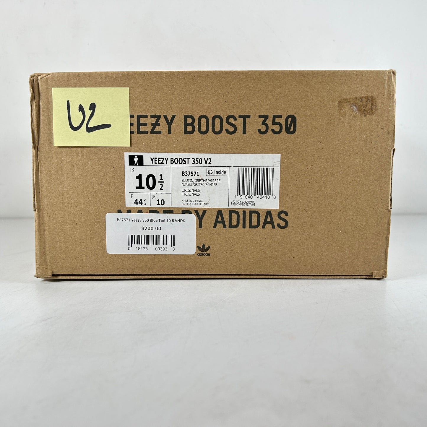 B37571 adidas Yeezy Boost 350 V2 Blue Tint (2017/2023) [USED] - 10.5 M (Used2)