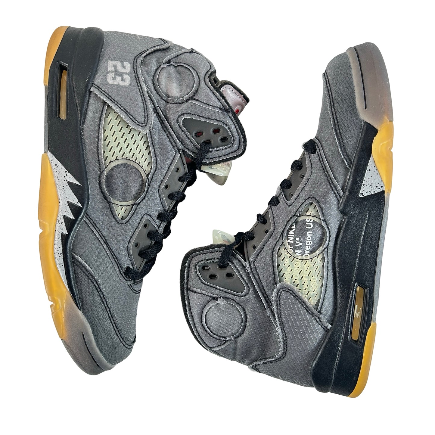 CT8480 001 Jordan 5 Off-White Black [USED] - 8.5 M (VNDS)