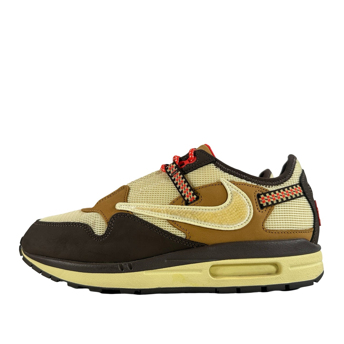 DO9392 200 Nike Air Max 1 Travis Scott Cactus Jack Baroque Brown [USED] - 9.5 M (Used)