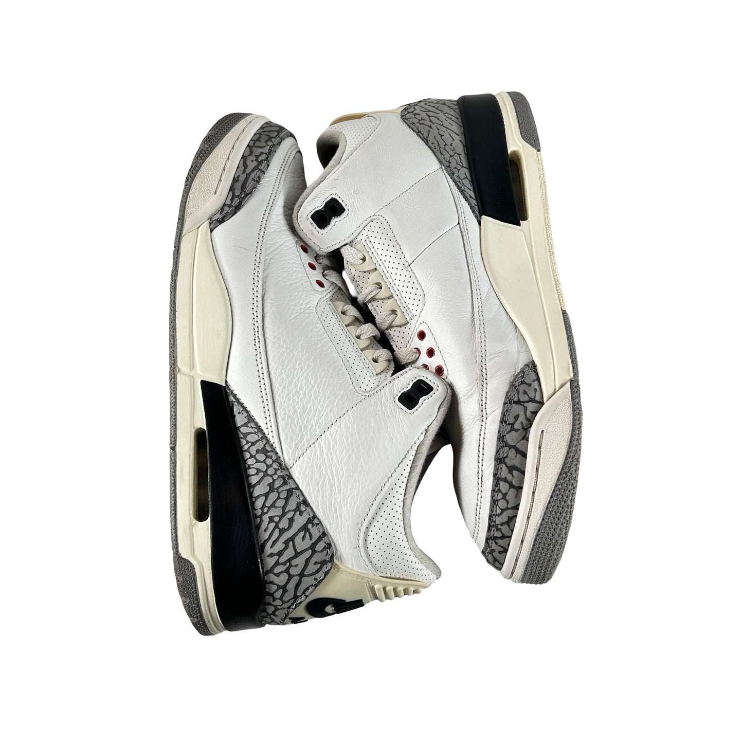 DN3707 100 Jordan 3 Retro White Cement Reimagined [USED] - 11 M (Used) (Replace Box)