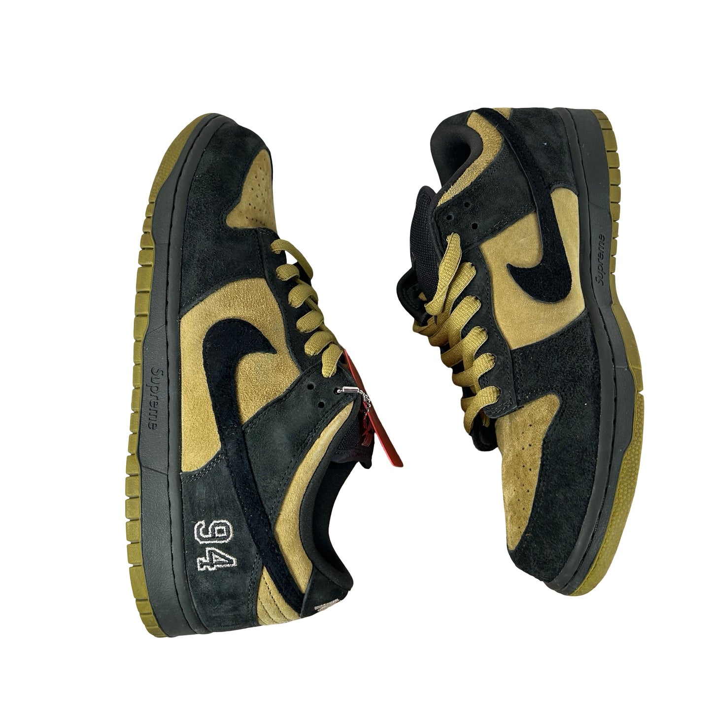 HQ8487 300 Nike SB Dunk Low Supreme 94 Camper Green [USED] - 10 M (Used)