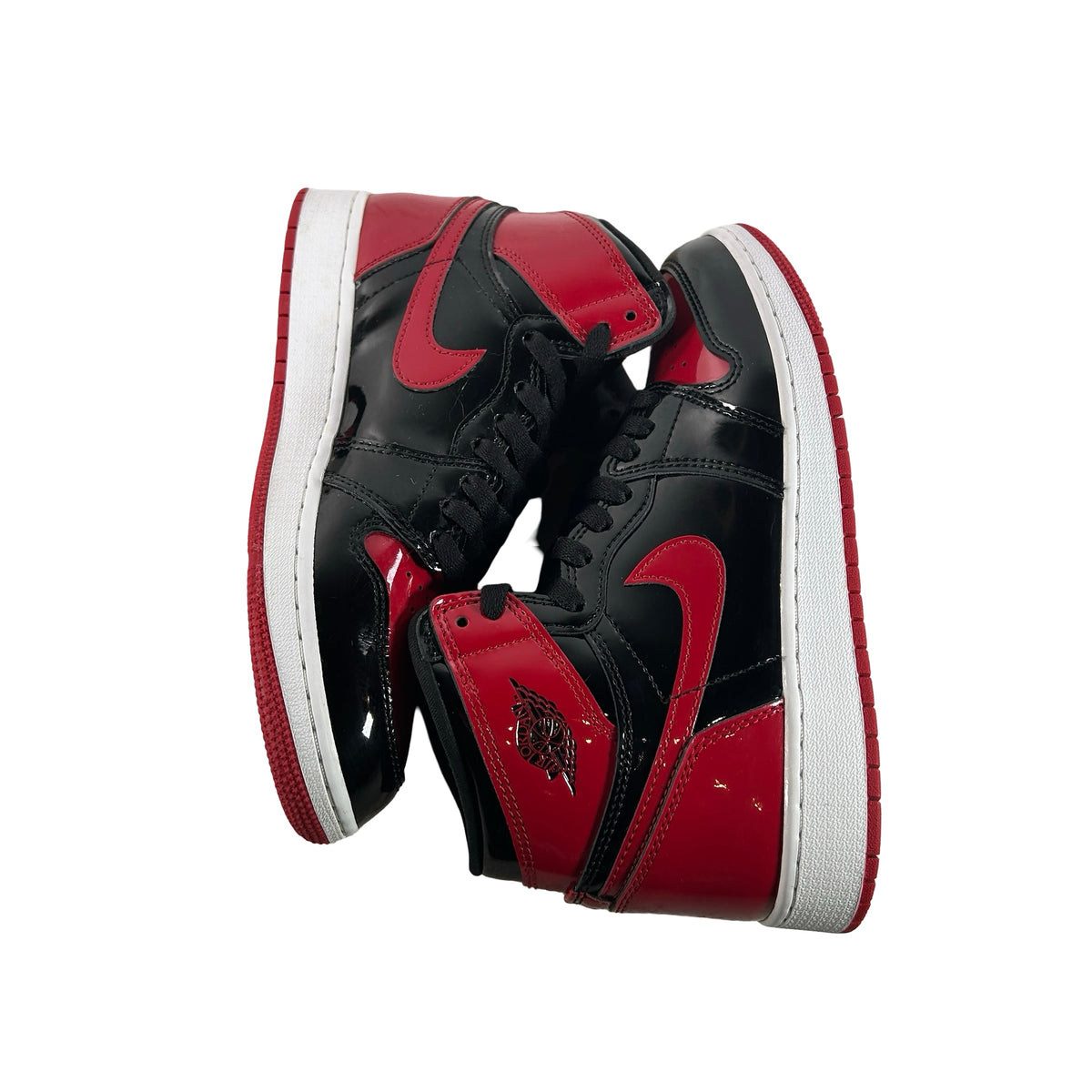 575441 063 Jordan 1 Retro High OG Patent Bred (GS) [USED] - 6.5 Y (Used4)