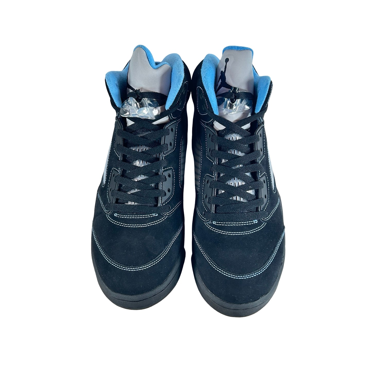 DD0587 008 Jordan 5 Retro Black University Blue (2026) [USED] - 12 M (Used)