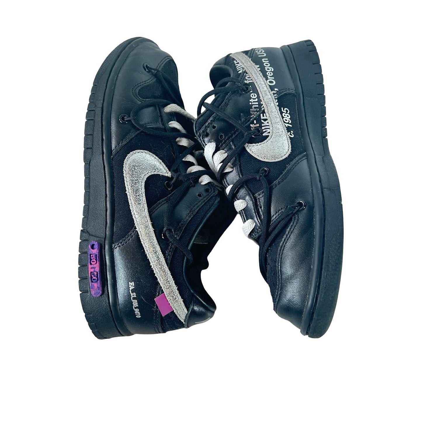 DM1602 001 Nike Dunk Low Off-White Lot 50 [USED] - 6 M (Used)