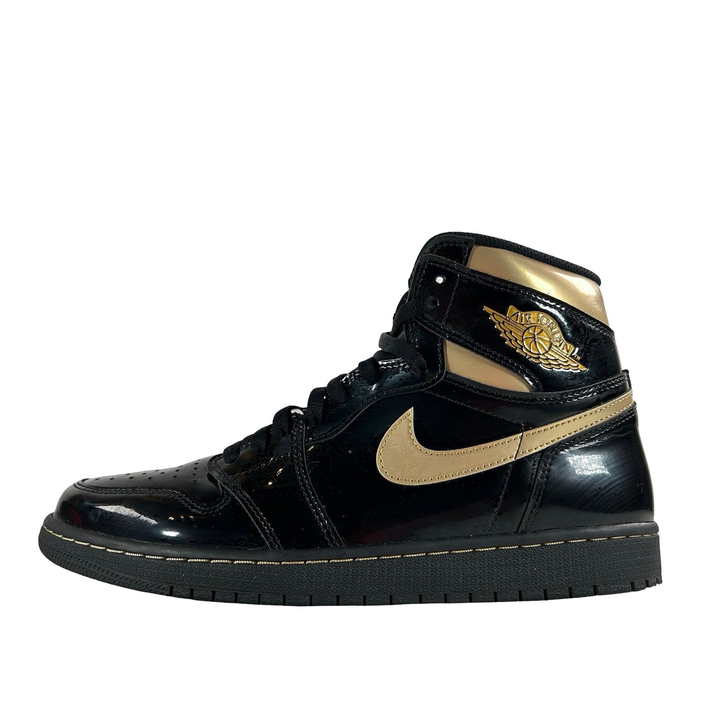 555088 032 Jordan 1 Black/Gold [USED] - 10.5 M (Used3)