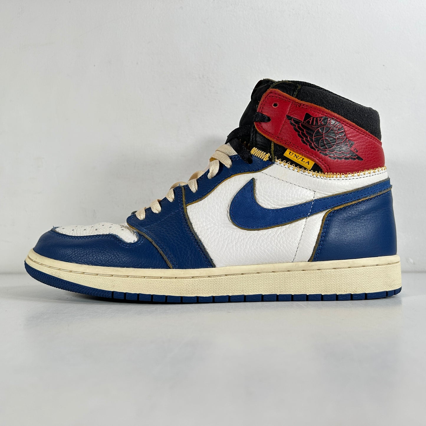 BV1300 146 Jordan 1 Union Storm Blue Toe [USED] - 10.5 M (Used) (No Box)