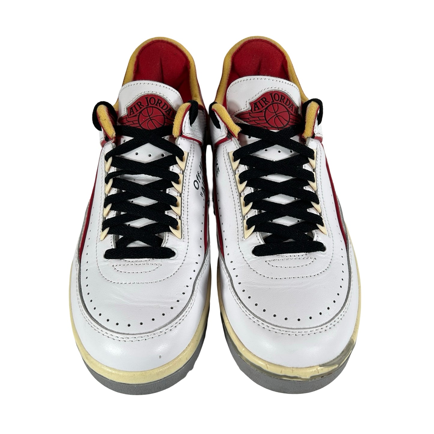 DJ4375 106 Jordan 2 Retro Low SP Off-White White Red [USED] - 9.5 M (Used)