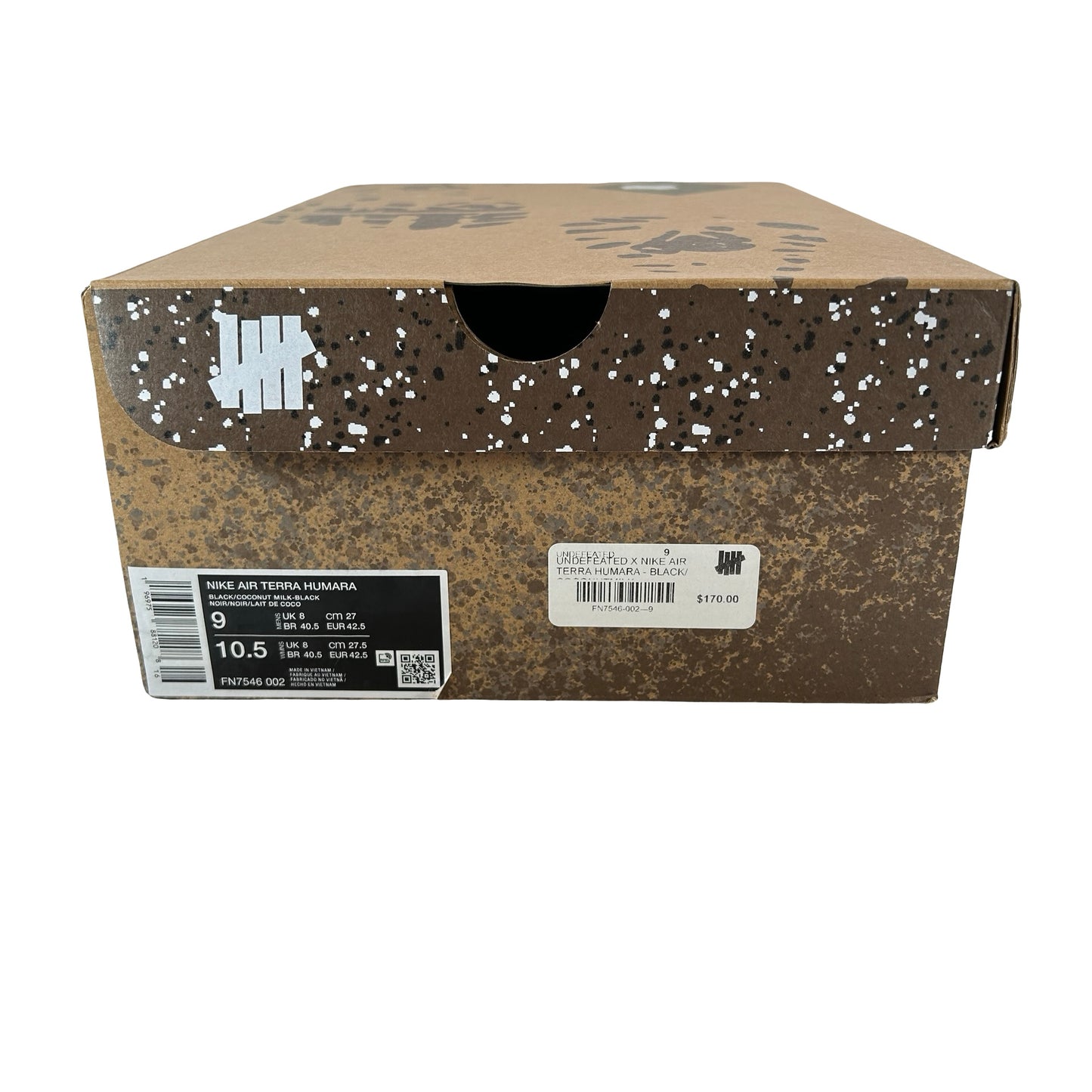 FN7546 002 Nike Air Terra Humara Undefeated Black [USED] - 9 M (Used)