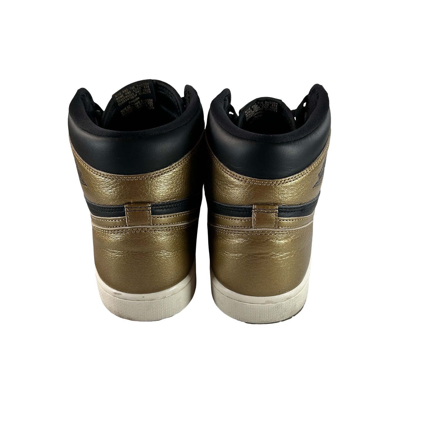 DZ5485 071 Jordan 1 Retro High OG Black Metallic Gold [USED] - 12 M (Used2)