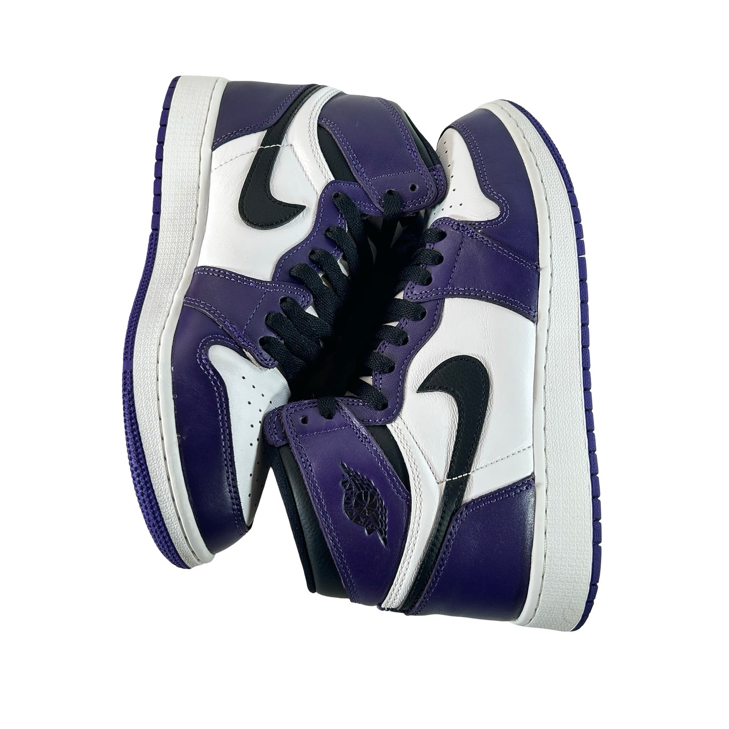575441 500 Jordan 1 Retro High Court Purple White (GS) [USED] - 7 Y (Used3)