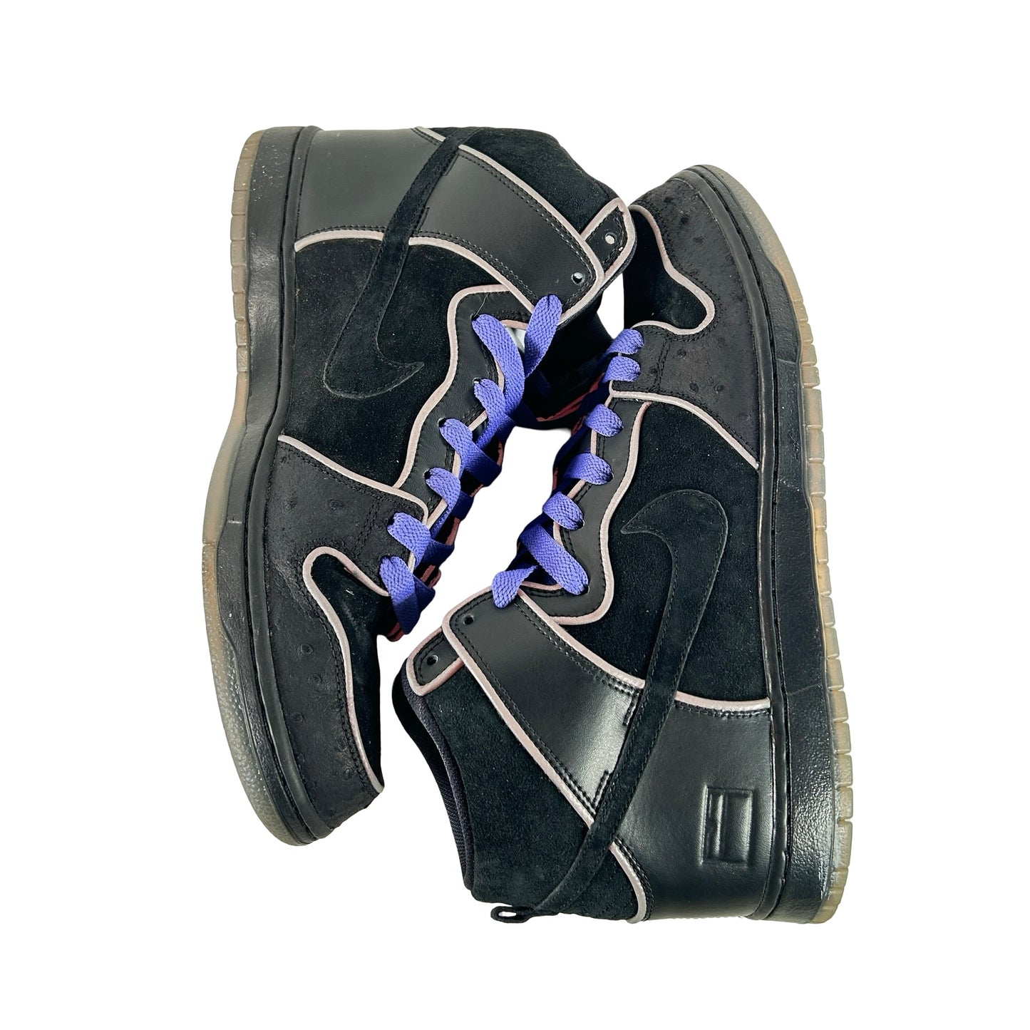 833456 002 Nike SB Dunk High Black Purple Box [USED] - 11 M (Used)