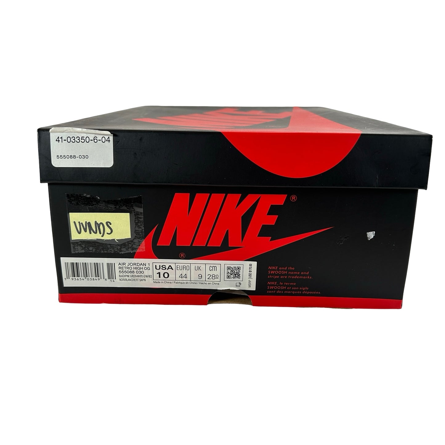 555088 030 Jordan 1 Pine Green 2.0 [USED] - 10 M (VVNDS)