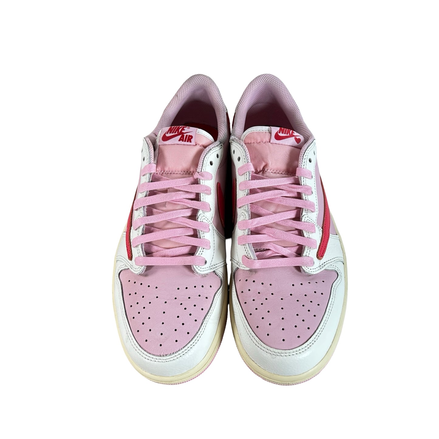 IQ7604 101 Jordan 1 Retro Low OG SP Travis Scott Sail Tropical Pink [USED] - 11 M (Used)