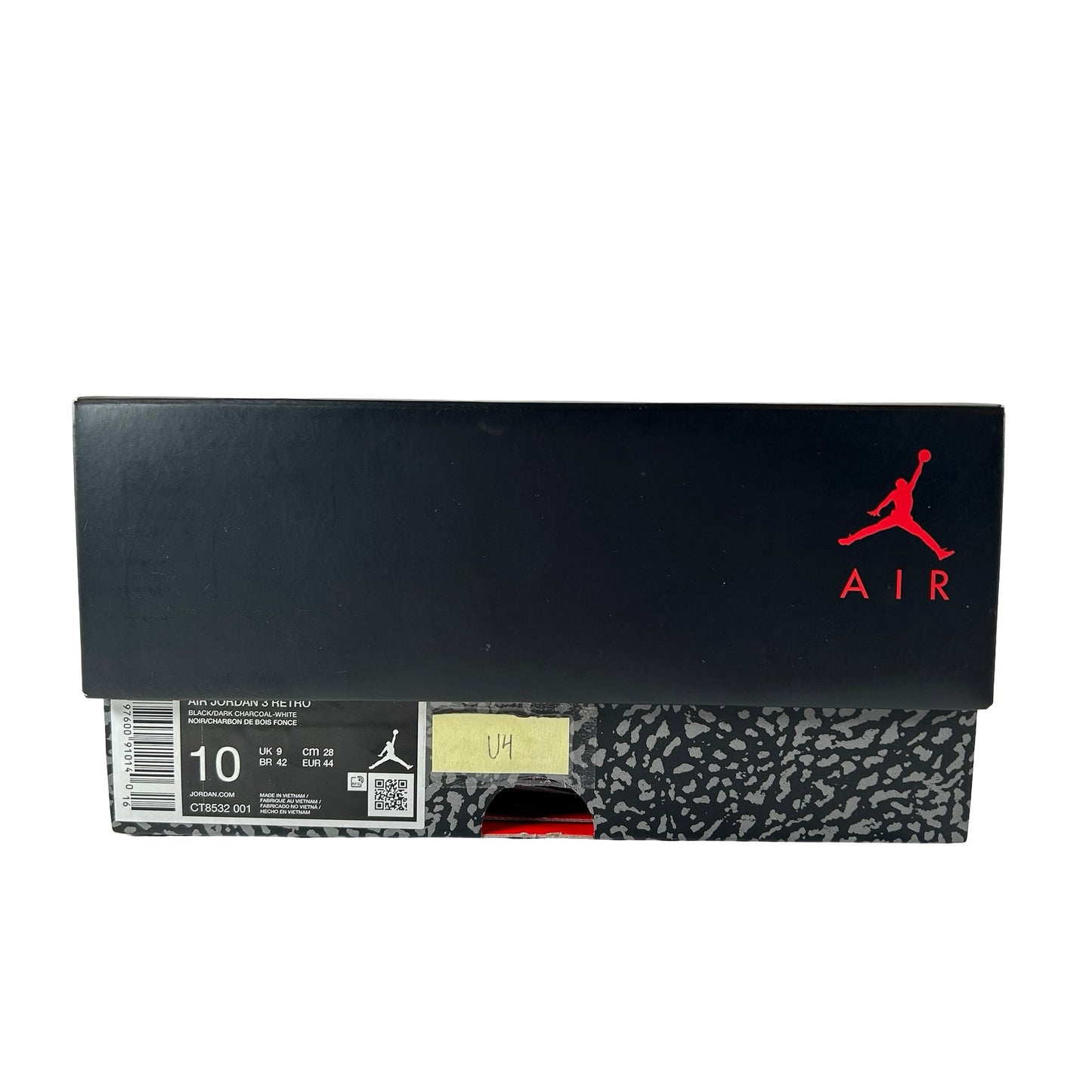 CT8532 001 Jordan 3 Retro Black Cat (2025) [USED] - 10 M (Used4)